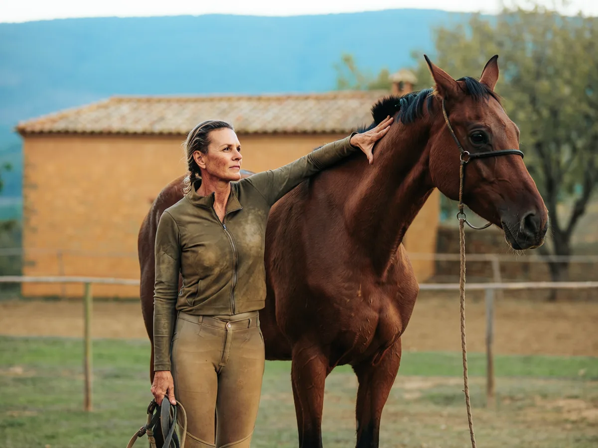 Cours d'équitation à Diémoz, Isère